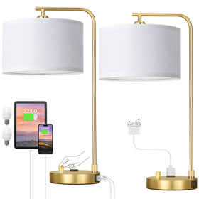 Innqoo bedside lamp pair packaging ready as a gift or decor.