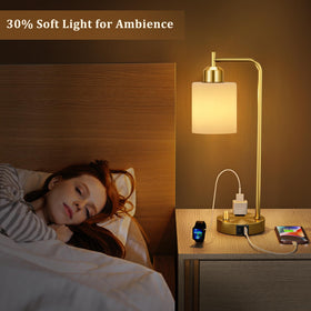 Innqoo Gold Lamp includes a 6W LED bulb for immediate use.
