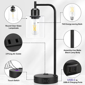 Innqoo included LED bulbs provide bright, steady light