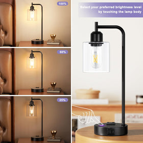 Innqoo lamp USB-C port for bedside device charging