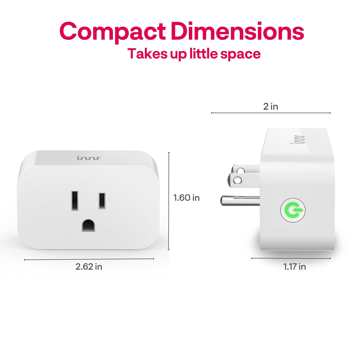 Innr Zigbee Smart Plug TV standby saver powering a TV