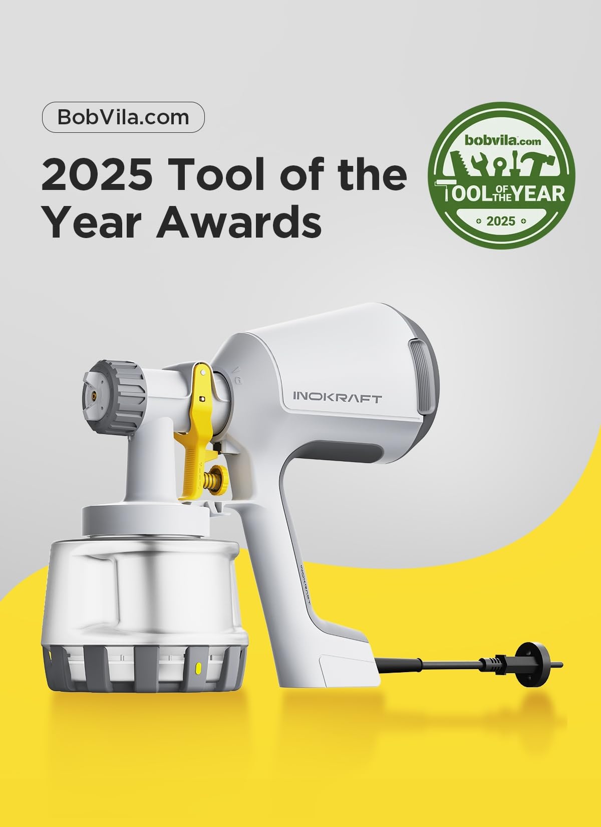 InoKraft 1-year warranty with online support and spare parts.