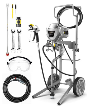 InoKraft MaXpray M3 cart airless sprayer assembly enables easy setup