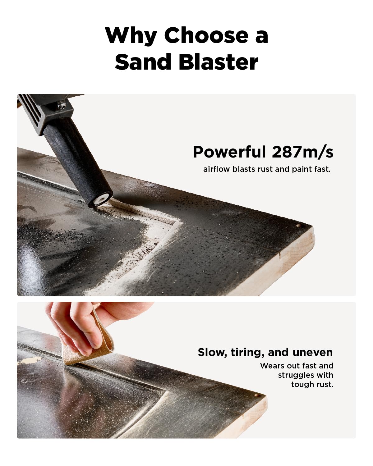 Inokraft oil-water separator helps prevent clogging during blasting.