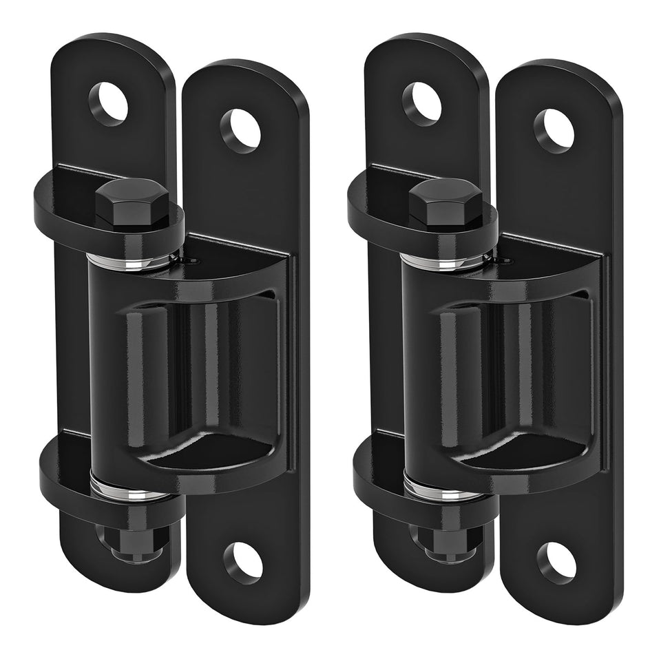 Insaga gate hinges in use on a driveway gate for heavy-duty support