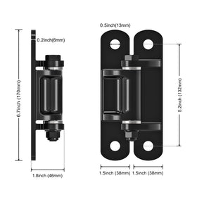 Insaga 6mm steel plates offering durable gate hinge construction