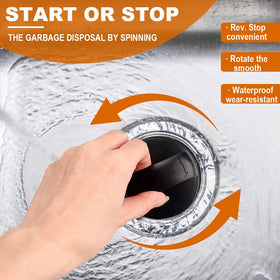 Inseknm garbage disposal 75257 cover-control replacement image for compatibility