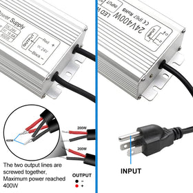 InShareplus IP67 outdoor rating shown for rainproof LED installations.