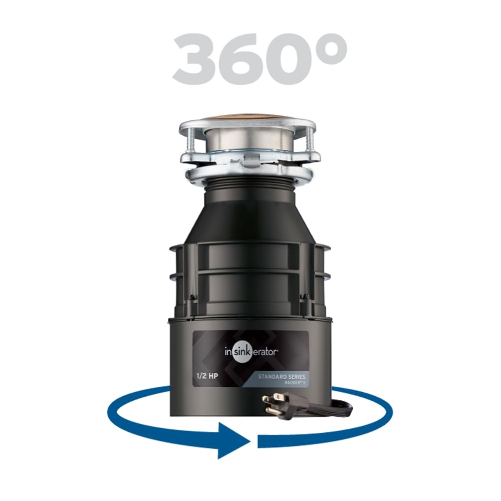 InSinkErator Badger 5 supports convenient kitchen cleanup.