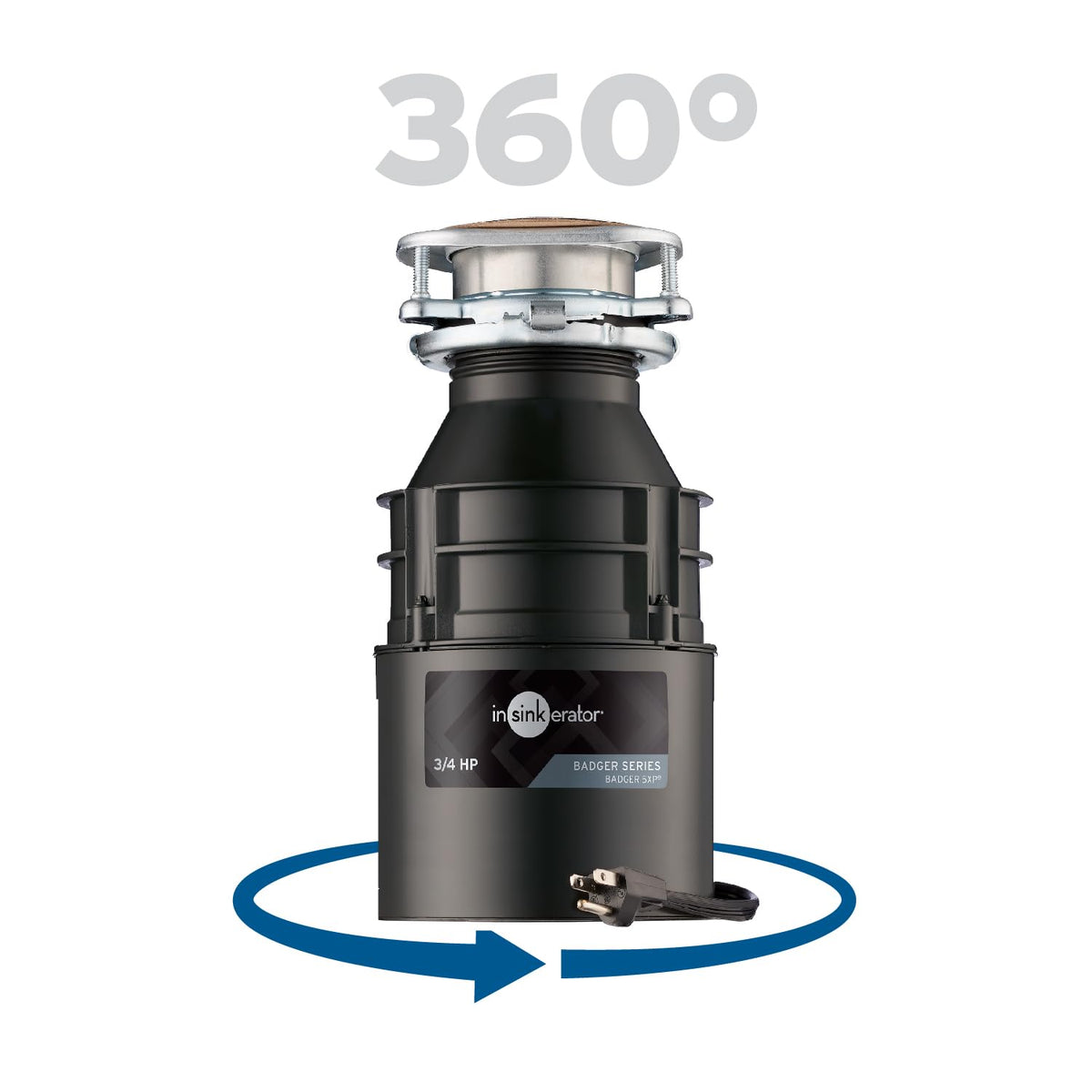 InSinkErator Badger 5XP comes with a 4-year limited warranty