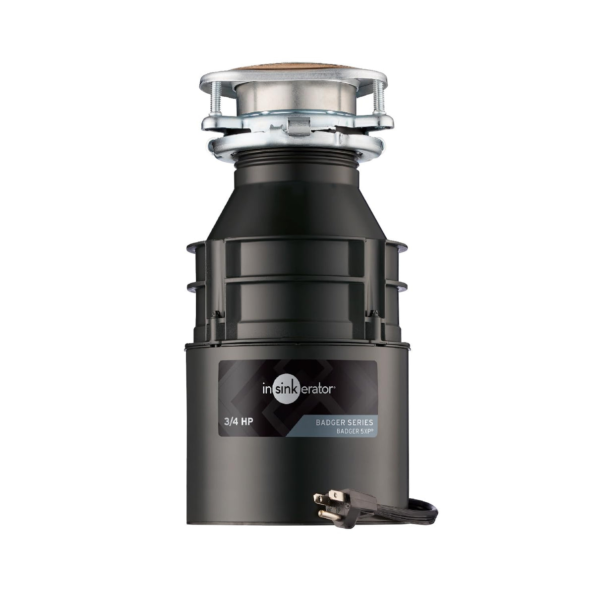 InSinkErator Badger 5XP under-sink disposal with space-saving design for small kitchens