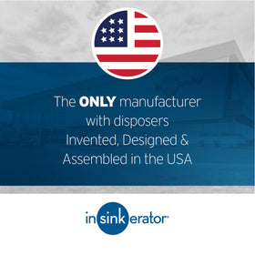 InSinkErator Badger compact design highlighting space saving under-sink fit