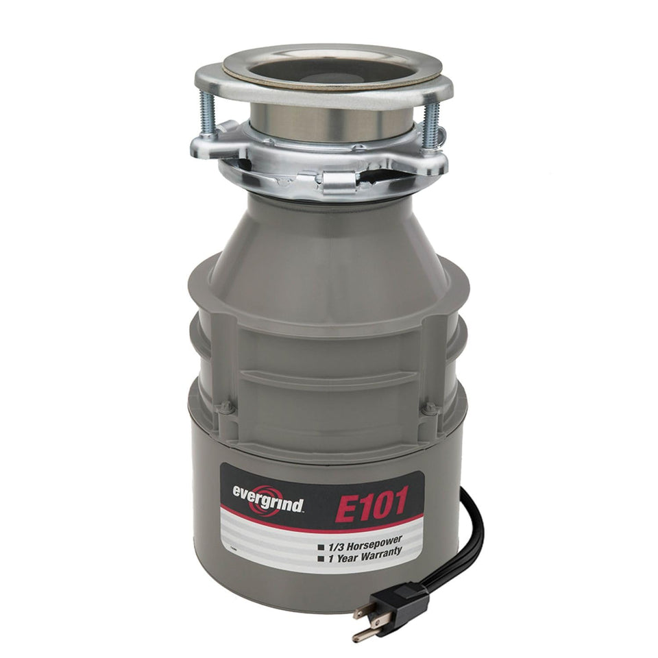 InSinkErator Evergrind E101 26oz grind chamber highlights compact power for efficient waste disposal