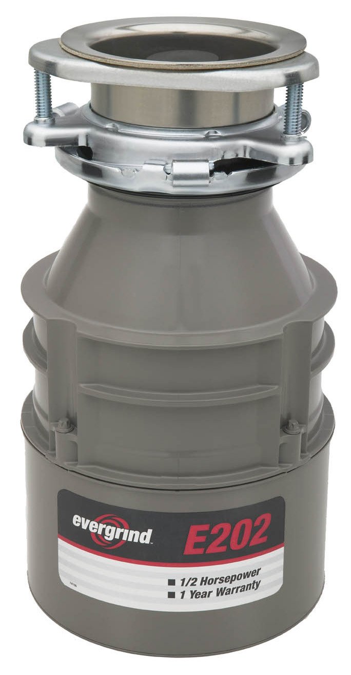 InSinkErator Evergrind E202 under-sink disposer enables quick grinding for easy kitchen waste management.