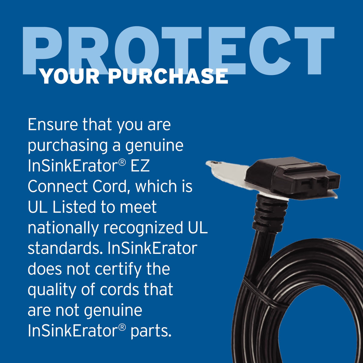 InSinkErator EZ Connect Hardwire Adapter supports straightforward installation
