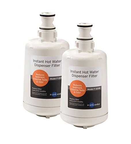 InSinkErator easy twist installation improves filter replacement speed.