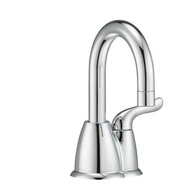 Near-boiling water dispensing suitable for coffee, tea, or quick prep.