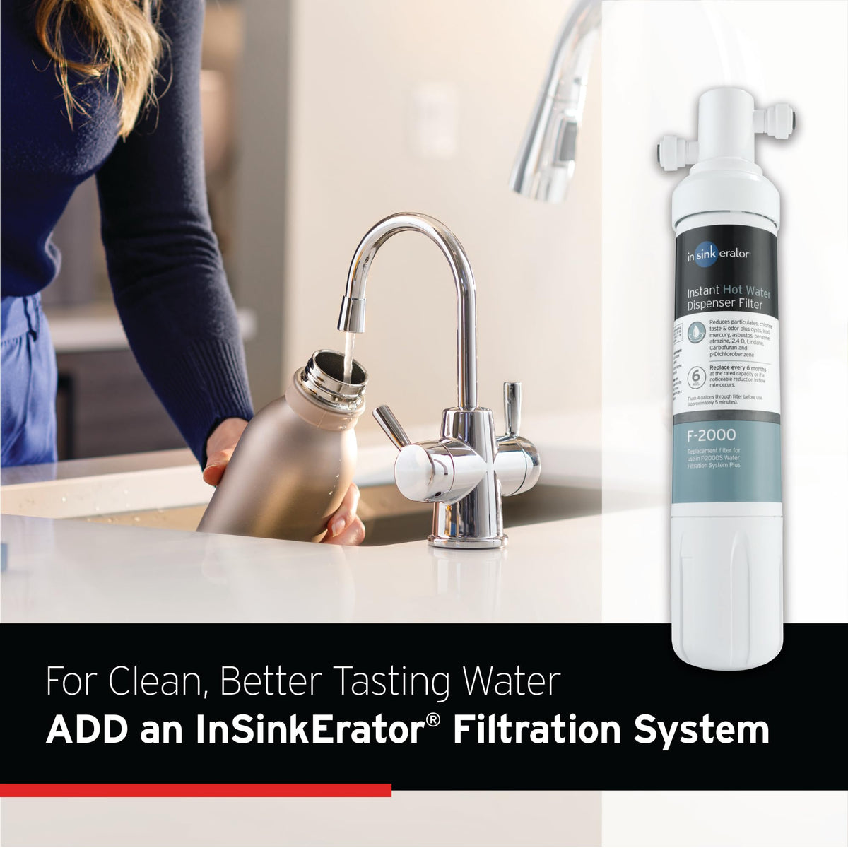 Three-year service warranty for InSinkErator HOT250 system