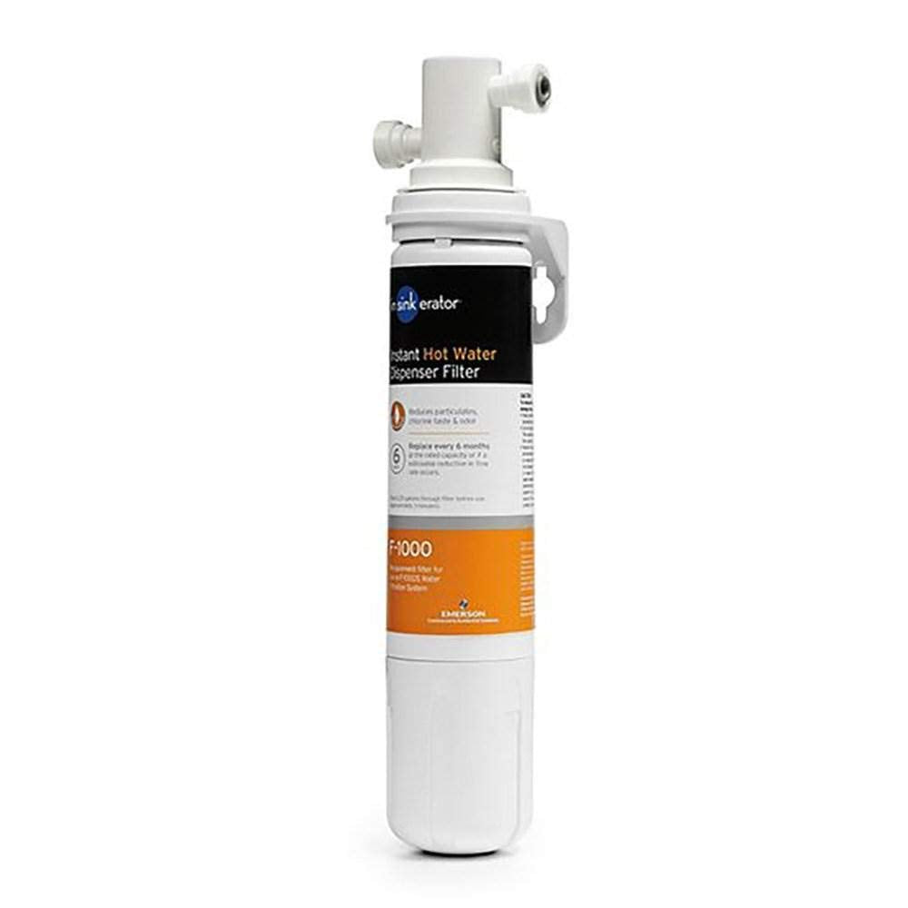 InSinkErator instant hot water setup image demonstrates easy under-sink installation