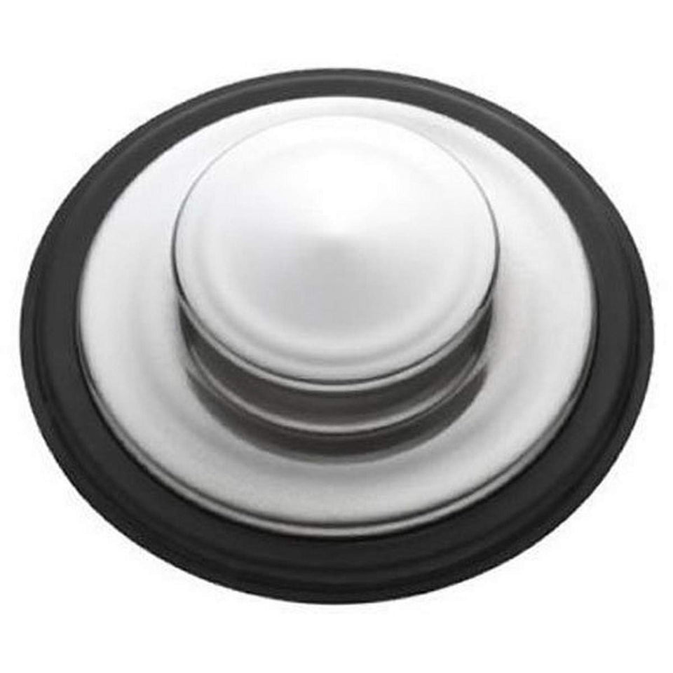 InSinkErator STP-SS stainless steel kitchen sink stopper, over the drain, easy to insert and remove.