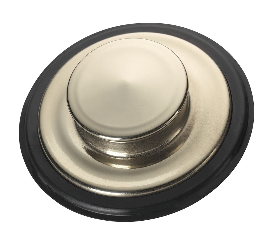 InSinkErator STP-SSB brushed stainless kitchen sink stopper stops debris from draining