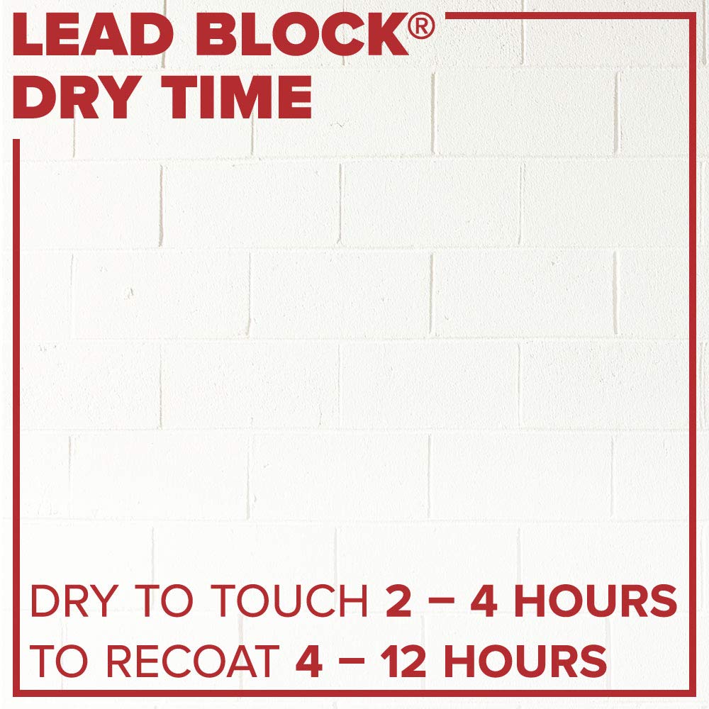 Exterior vertical surface with Lead Block forming a protective barrier