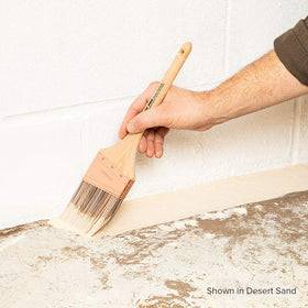 Wet Desert Sand application on patio highlights interior and exterior masonry compatibility.