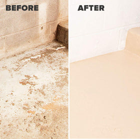 Desert Sand stain on steps demonstrates penetrating waterproofing-inspired performance.