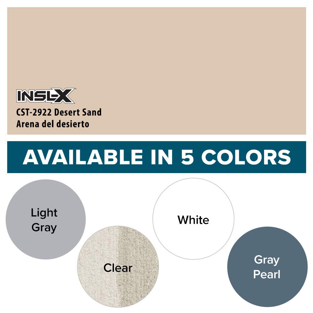 INSL-X TuffCrete Desert Sand finish shows low-sheen, slip-resistant concrete surfaces.
