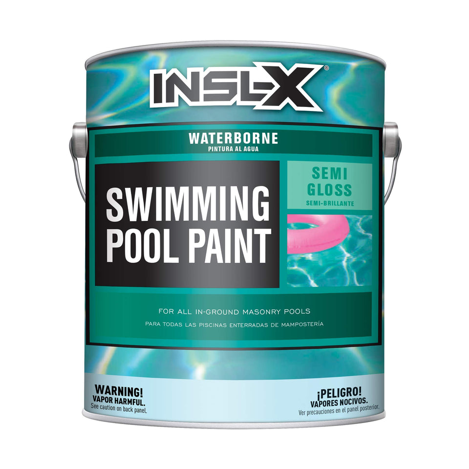 INSL-X Waterborne pool paint bottle pour shows quick-dry coating for pools