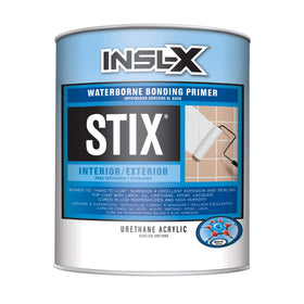 INSL-X Stix bonding primer bottle, white quart, bonding primer for challenging surfaces.