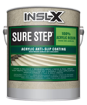 INSL-X Sure Step Desert Sand 1G on concrete for durable anti-slip color