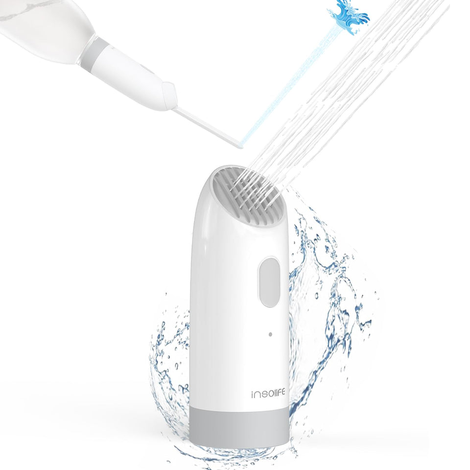 Insolife portable bidet with compact design for on-the-go hygiene.