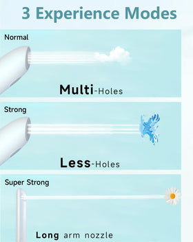 Insolife bidet soft shower heads provide gentle cleansing.