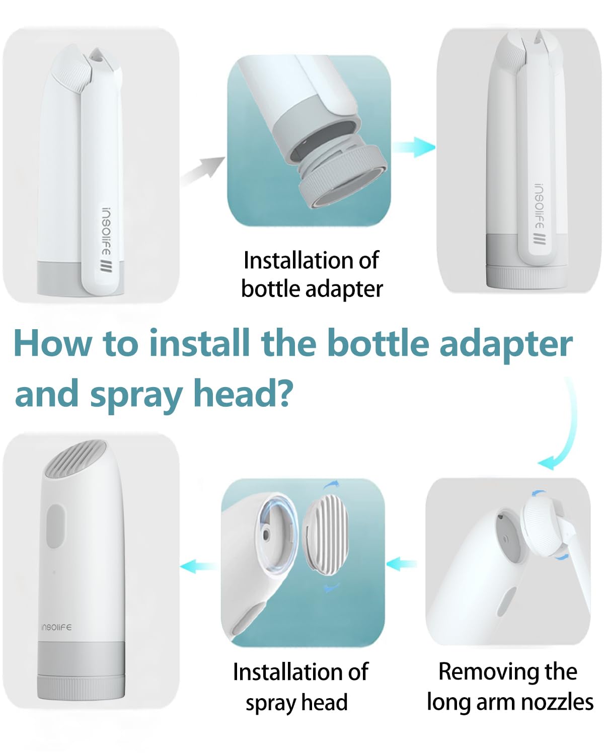 Insolife bidet with two modes suits sensitive skin.