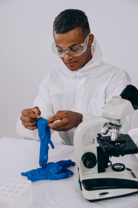 Inspire Nitrile Gloves sold in boxes of 100 or 1000 for flexible stocking
