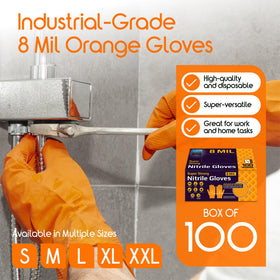 Extra-large to XXL Inspire gloves ensure a comfortable fit and protection.