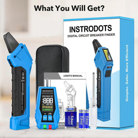 Instrodots CBF01 test setup for everyday electrical work.