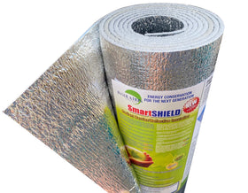 INSULATION MARKETPLACE SmartSHIELD 3mm foil roll for attic radiant barrier.