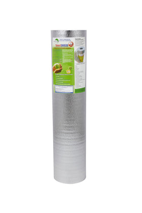 INSULATION MARKETPLACE SmartSHIELD foil surface shows high reflectivity for effective radiant barrier.