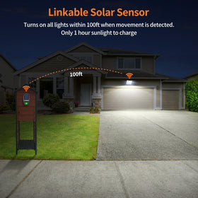 Intelamp 180-degree coverage with 120-degree adjustable lamp for flexible lighting.