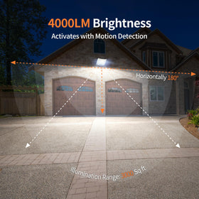 Intelamp 20000mAh battery image highlights long night brightness for yards.