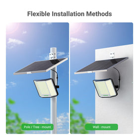 Intelamp remote control with 16.4 ft range simplifies lighting timing.