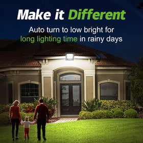 Intelamp solar panel and lamp assembly enabling sun-powered operation and flexible placement