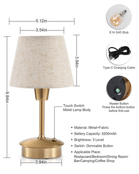 INTELIVE outdoor-friendly lamp ideal for patios and camping spaces.