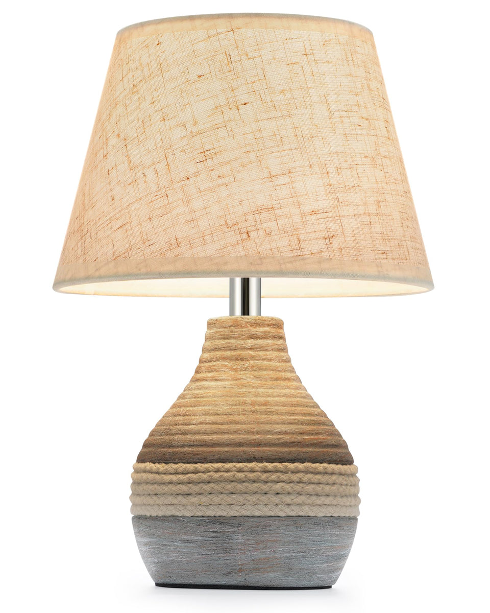 INTELIVE rechargeable ceramic lamp base offers cordless lighting for indoor and outdoor use.