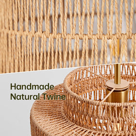 InterMaka gold-plated lamp rod adds a touch of luxury.