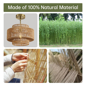 InterMaka handwoven rattan details showcase artisanal texture and natural charm.