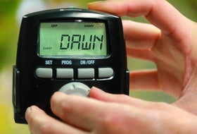 Intermatic DT200LT includes LR44 batteries for reliable backup power.