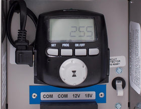 Intermatic DT200LT operates between -40°F and 122°F for outdoor use.